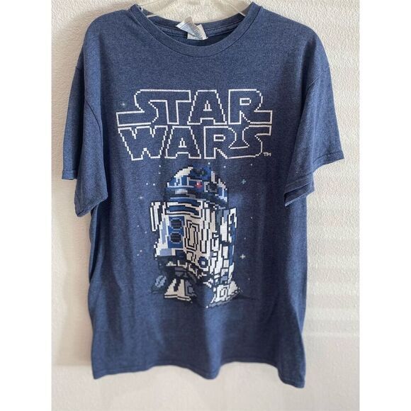 Star Wars Other - Star Wars R2-D2 Men's M Blue Graphic T-Shirt Short Sleeve Crew Neck